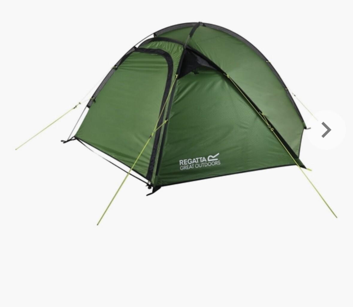 Tienda de mochilero Regatta Montegra Geo para 3 hombres | verde alpino