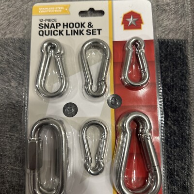 Snap Hook And Quick Link Set