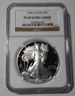 1990-S American Silver Eagle Dollar NGC PF 69 Ultra Cameo (802)