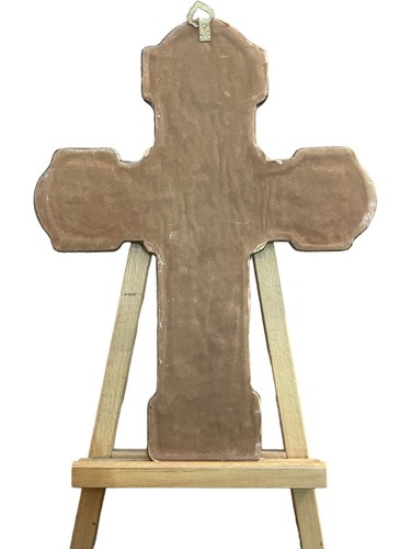 Hammered Copper Crucifix, 19th Century - Picture 6 of 6