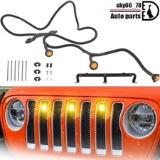 Pre-runner Led Light Bar Kit For 2007-2018 Jeep Wrangler Jk Sport Sahara Rubicon