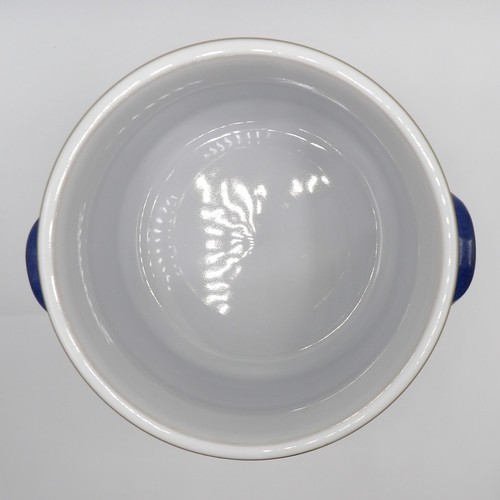 IMPERIAL BLUE BY DENBY-LANGLEY 3 QUART TALL ROUND COVERED CASSEROLE NEW - Picture 10 of 18