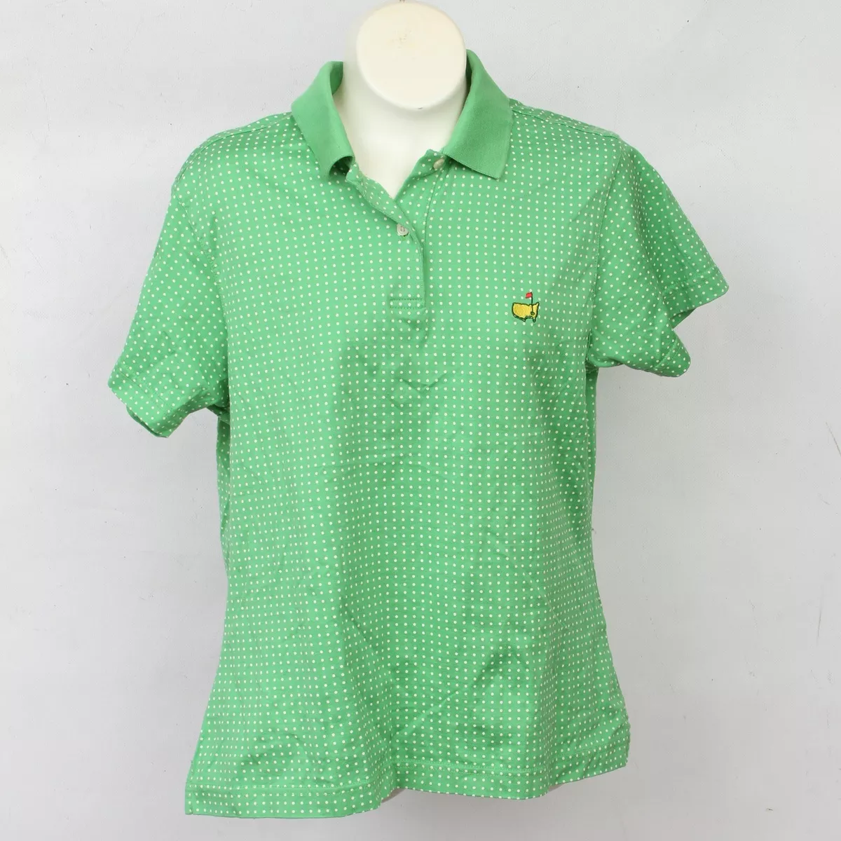 Polka dot golf shirt sale