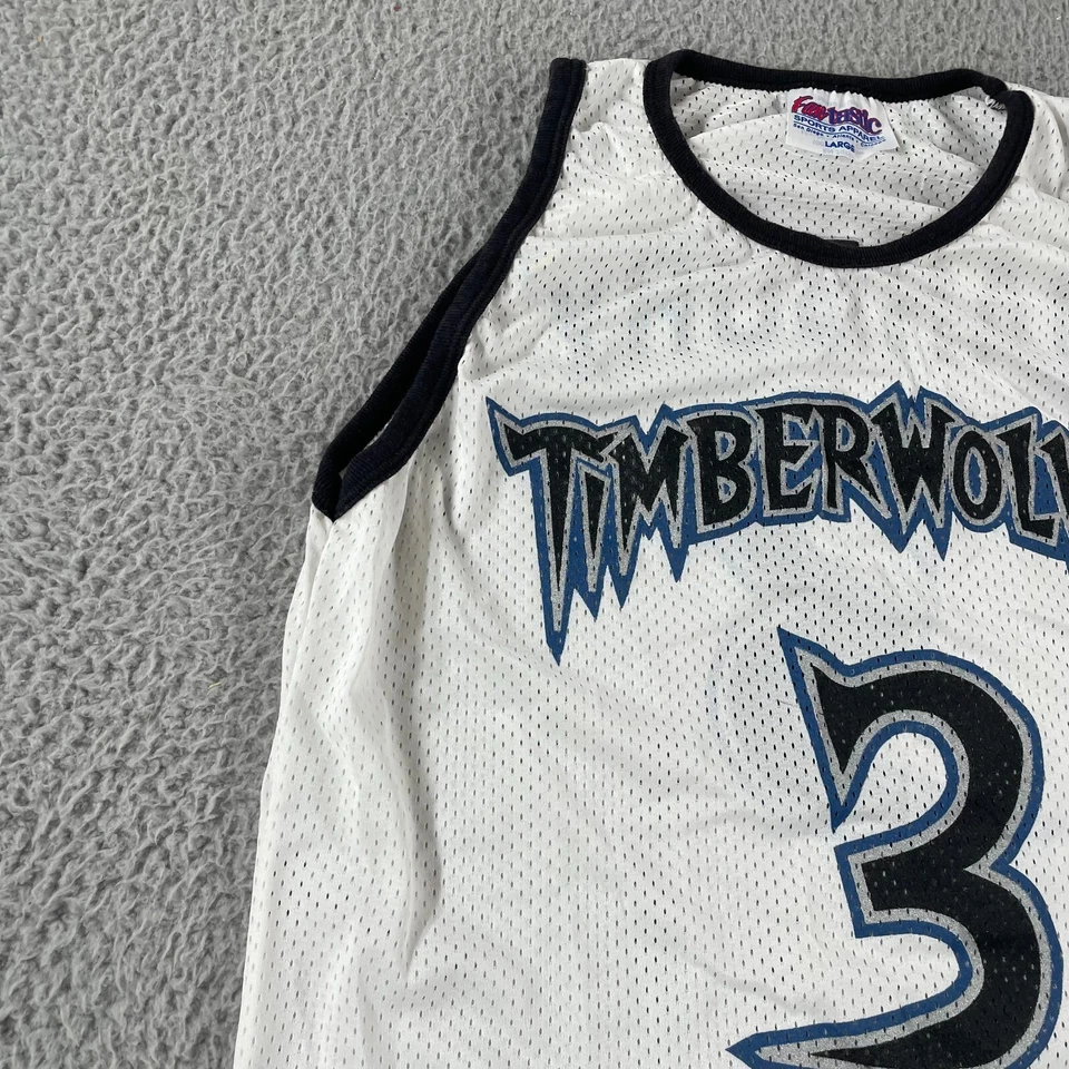 Camiseta deportiva juvenil vintage Stephon Marbury Minnesota Timberwolves talla grande NBA Estados Unidos Foto 2 de 4