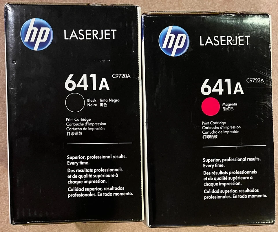 HP Laserjet 641A Toner Cartridge New Black AND Magenta For 4600,4650, 4610 N178 - Image 2 of 3