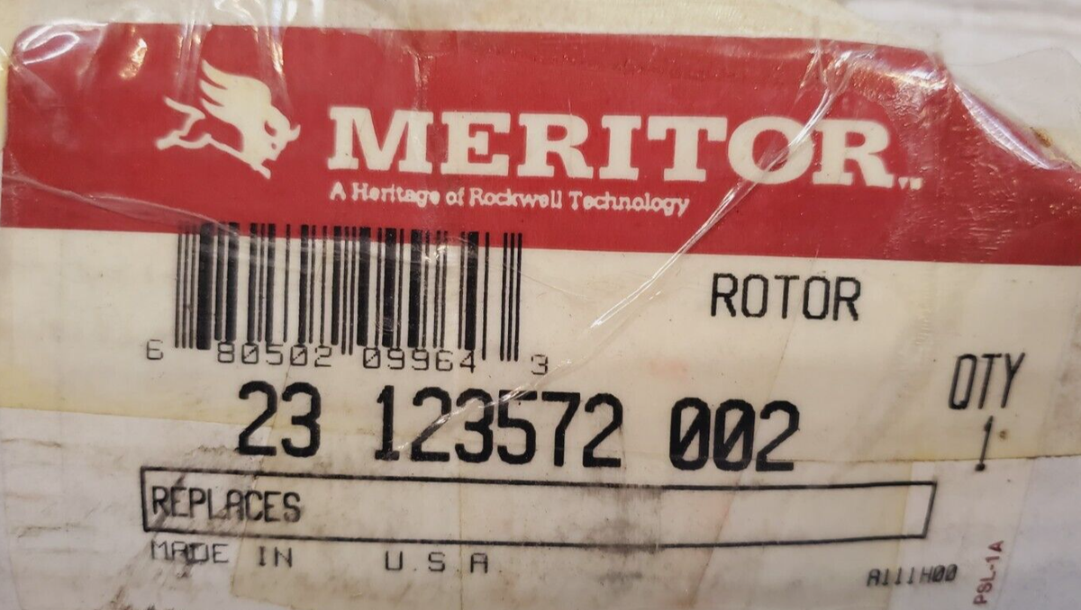 Meritor Brake Rotor 23123572002 | 23 123572 002 | eBay