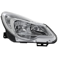 Halogen Scheinwerfer Frontscheinwerfer Links H7/ H1 Chrom FüR Opel Corsa D