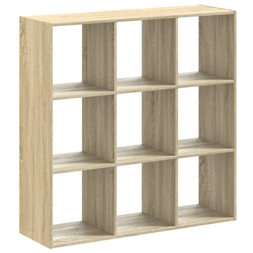Bücherregal Sonoma-Eiche 102x32x102 cm Holzwerkstoff - Bild 2 von 10