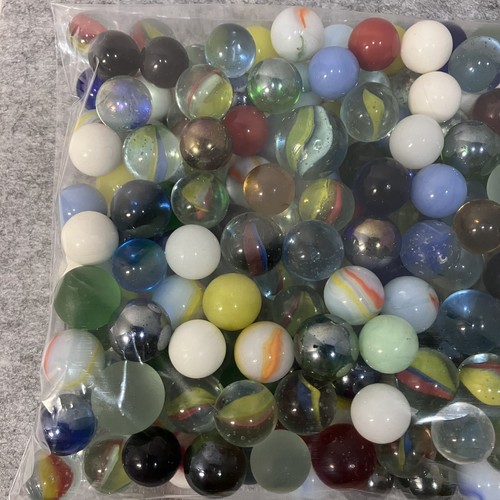 Vintage CatEye, Milk Glass Etc. Glass Marbles At Least One Shooter Marble 1+lb - Picture 4 of 4
