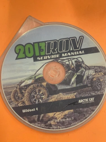 Arctic Cat UTV Side By Side 2013 Wildcat 4 Service Manual CD Part 2259-603 (B5-1