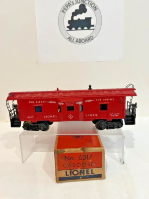 LIONEL6517 #1 RADIO DISPATCH BAY WINDOW~W~ LIGHTED INTERIOR BLT'55- ORIG.BOX~LKN