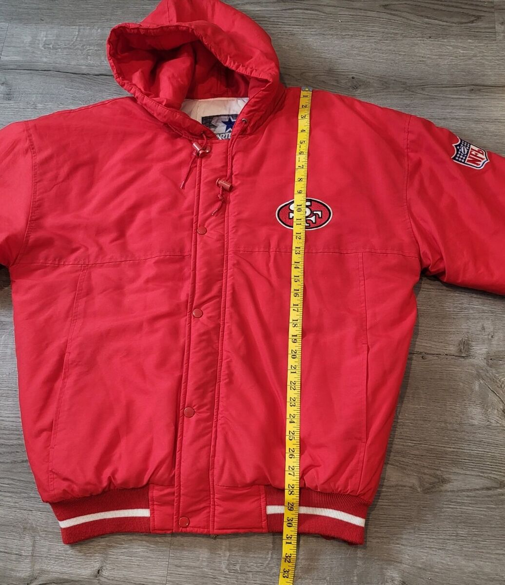 Vintage 90s NFL San Francisco 49ers Starter Zip Jacket Size Vintage 90s NFL San Francisco 49ers Starter Zip Jacket Size