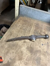 Antique Old Rare Ball Hammer Axe Spike Driver Tool Head NYNH&H Railroad RR USA