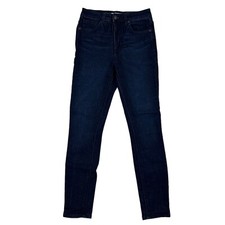 Harper Heritage Francescas High Rise Skinny Denim Blue Jeans Sz 27 Dark Wash