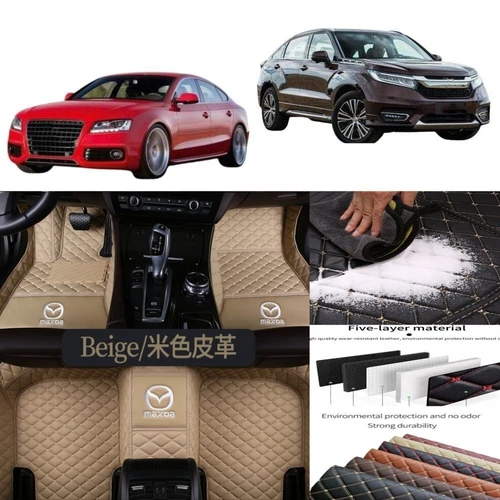 For Mazda All Models Car Floor Mats Anti-slip Luxury Custom Carpets Waterproof - Picture 29 of 43