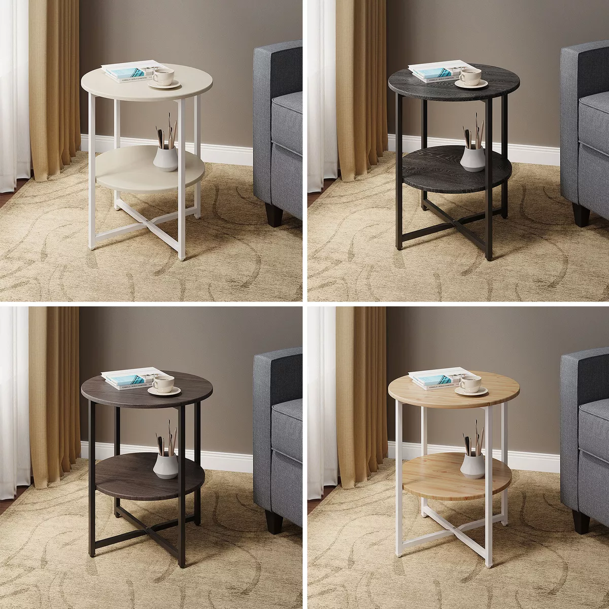 Metal small coffee table deals