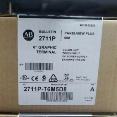 NEW Factory Sealed Allen-Bradley 2711P-T6M5D8 PANELVIEW PLUS 600 Free Shipping