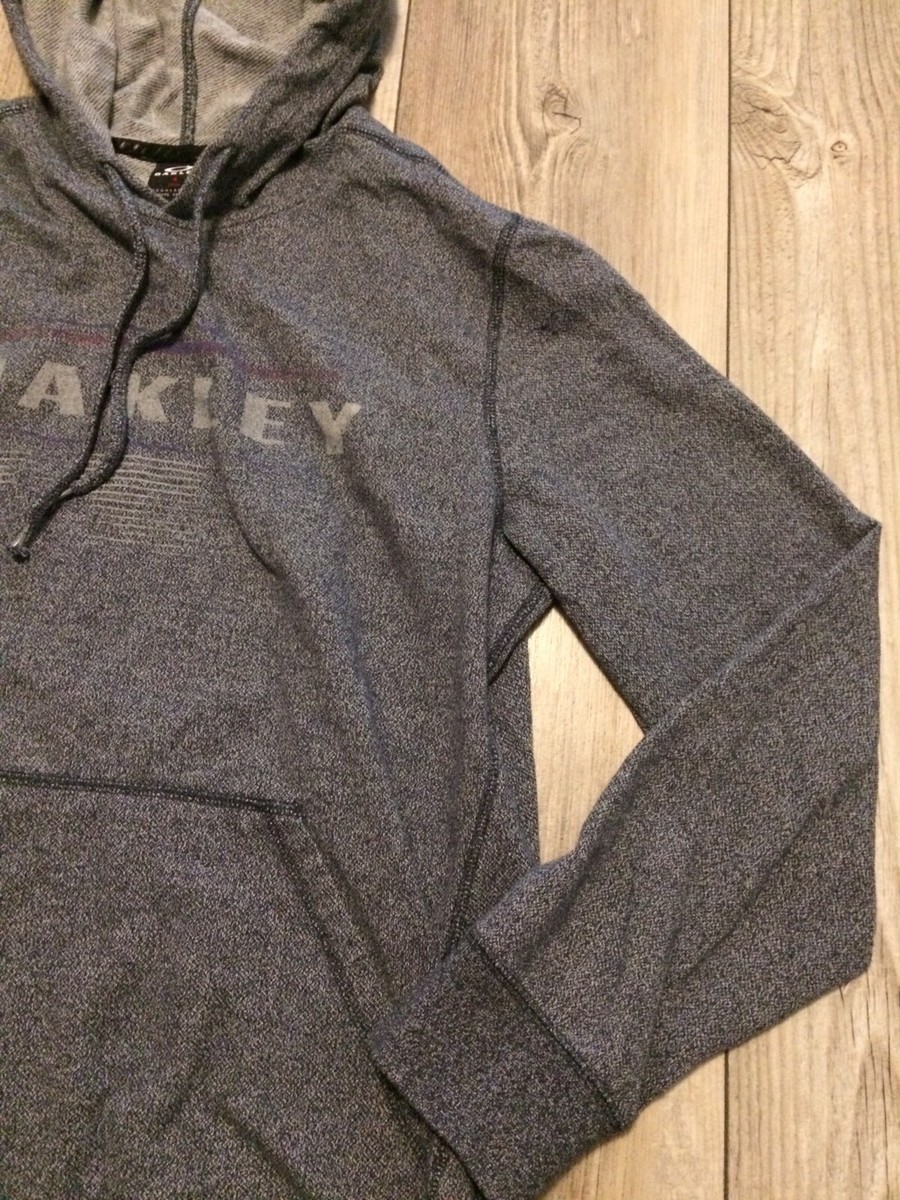 Oakley Mens Full Zip Hoodie Sweatshirt Sweater M Minimal