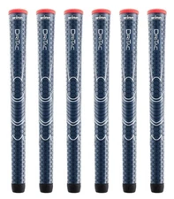 Set of 6 Winn Dri-tac Standard Size, Navy, Golf Grips 5DT-NB