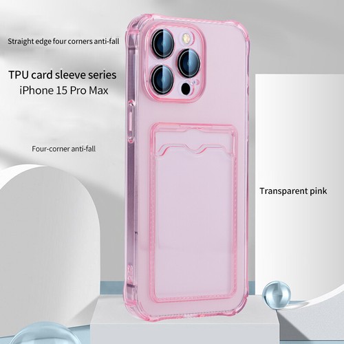 For iPhone 15 14 13 Pro Max 12 11 XS XR 8 SE Shockproof Card Holder Case Cover - Picture 10 of 15