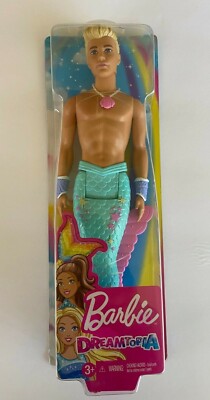 Dreamtopia Ken Merman Doll with Rainbow Cove Mermaid Tail NEW IN