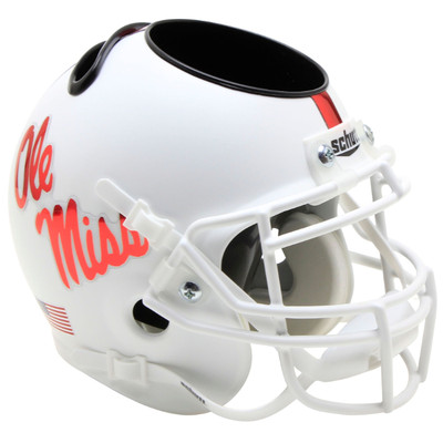Mississippi Ole Miss Rebels White Mini Helmet Desk Caddy Ebay