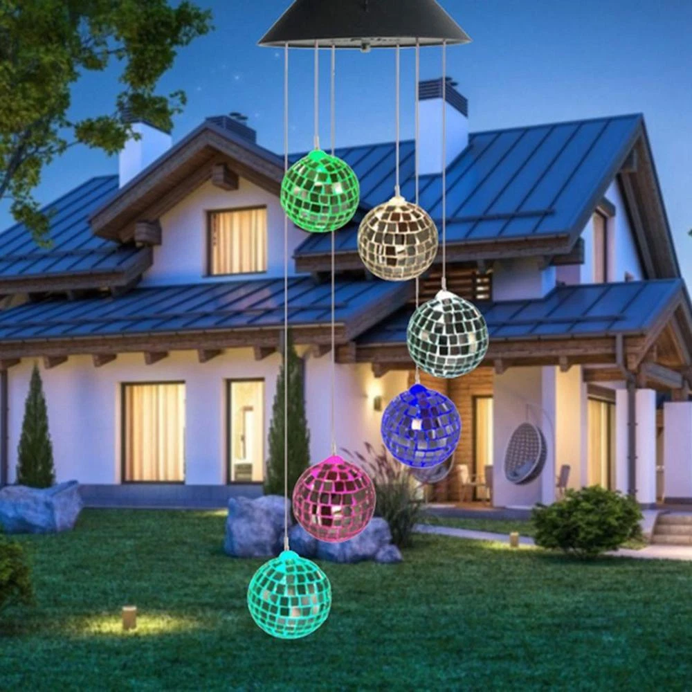Solar powered disco deals ball