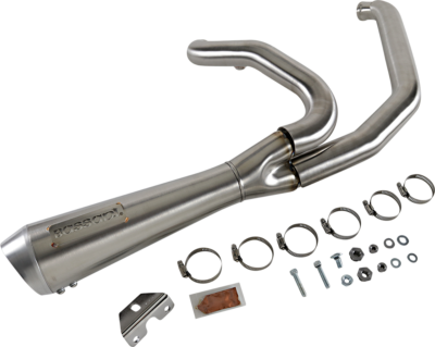 Bassani Road Rage 2-Into-1 Exhaust System Short Stainless Steel