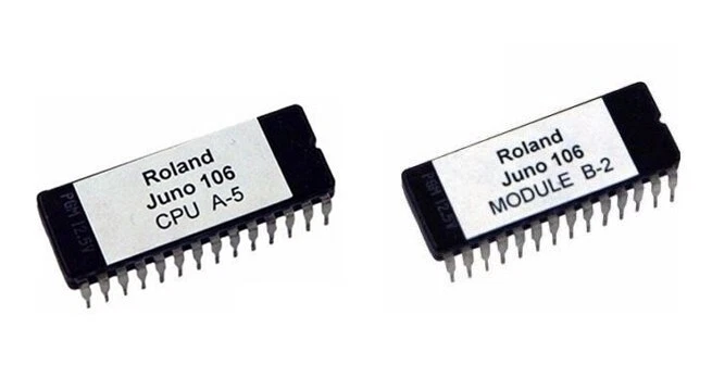 Roland Juno-106 - Firmware OS Update Upgrade Eprom Set CPU & Module für Juno106
