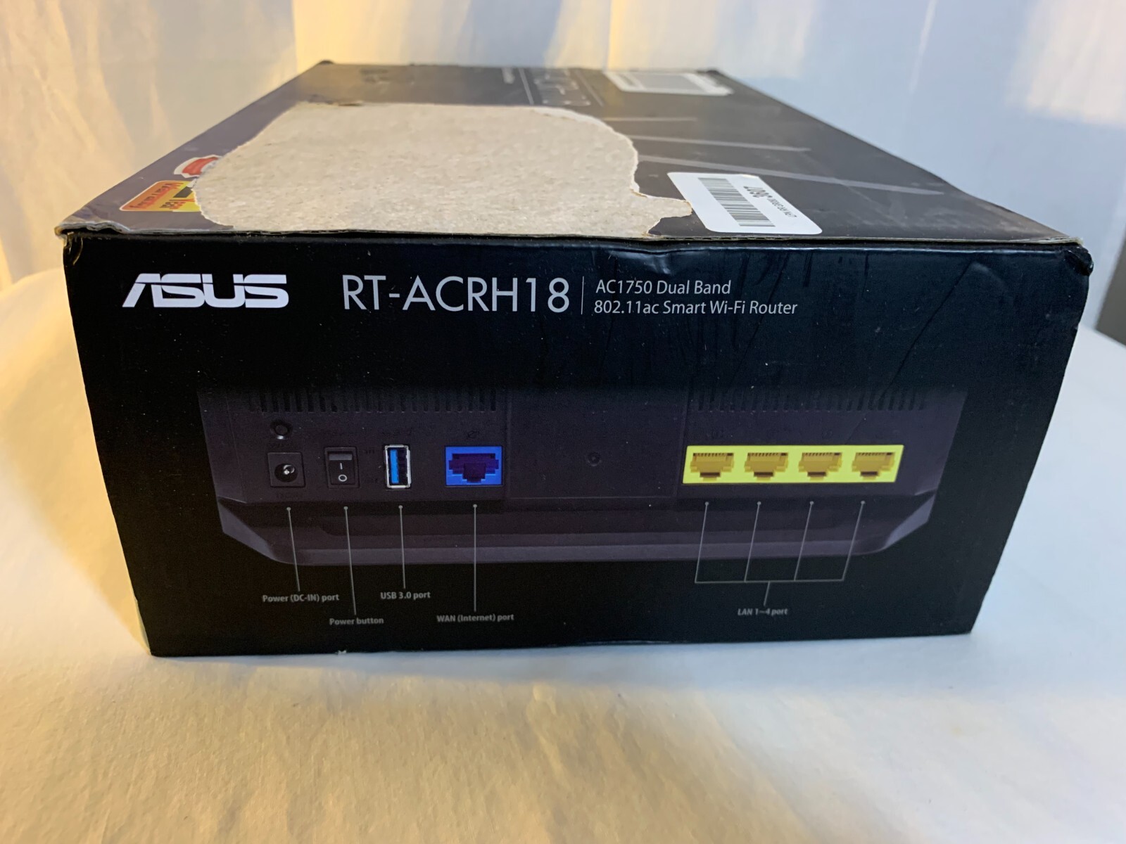 ASUS AC1750 Wi Fi Router RT-ACRH18 Dual Band Wireless Router - Black