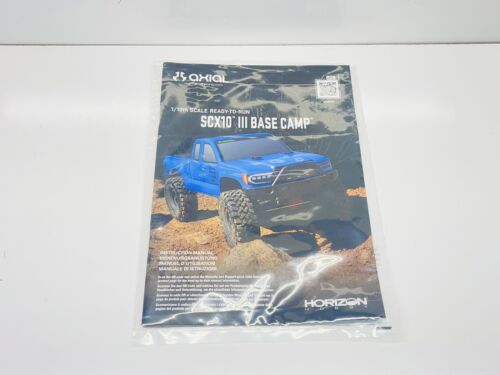 Axial SCX10III Base Camp Owners Manual AXI03027 Rc Part #9407 - Picture 1 of 2