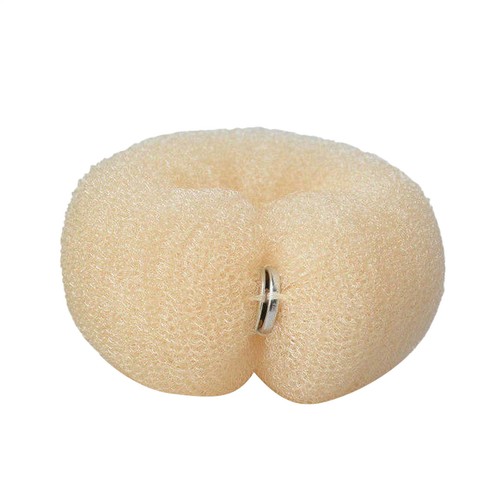 2pc Magic Blonde Donut Women Hair Ring Bun Former Shaper Hair Styler Maker Tools - Picture 3 of 10
