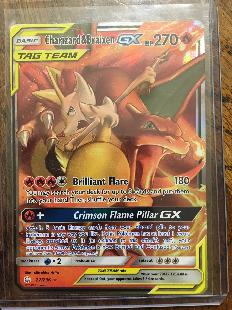 Charizard e Braixen-GX / Charizard & Braixen-GX (22/236), Busca de Cards