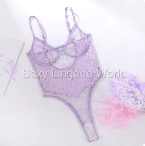 Body Premier Sexy Lingerie In Pizzo Sottoveste Ricamata Trasparente X - Bild 51 von 136