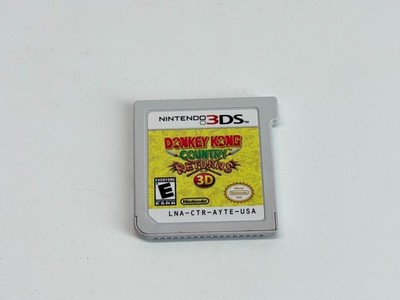 Donkey Kong Country Returns 3D (Nintendo 3DS) Video Game Cartridge Tested
