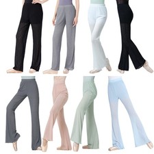 Ballet Wrap Top Sheer Skirt/Pants Women Long Sleeve Dance Cover Up for Practice.