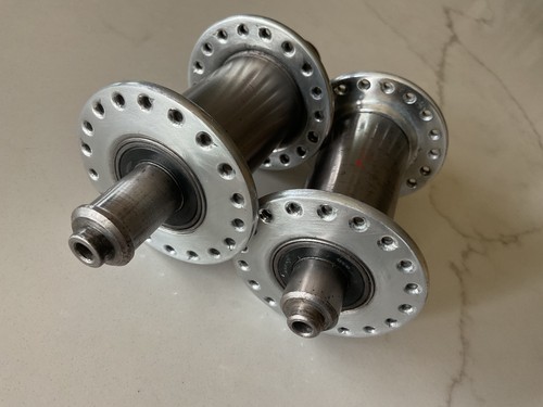 Vintage and Rare First Generation Phil Wood 36 Hole Hubset 100/120mm