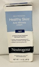 Neutrogena HealthySkin Anti-WrinkleCream Night Formula 1.4 oz U41A
