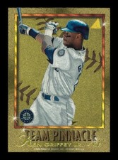 1996 Pinnacle: #  6 Ken Griffey Jr/R.Sanders Team Pinnacle Gold NM-MT OR BETTER