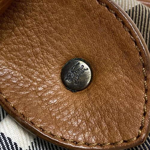 Borsa a tracolla originale BURBERRY PRORSUM beige marrone multi tela pelle - Foto 17 di 20