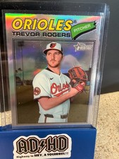 2026 Topps Heritage Trevor Rogers Chrome Refractor #237 Baltimore Orioles