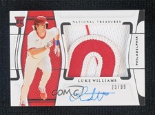 2022 National Treasures Rookie Material Signatures 23/99 Luke Williams Auto w4b