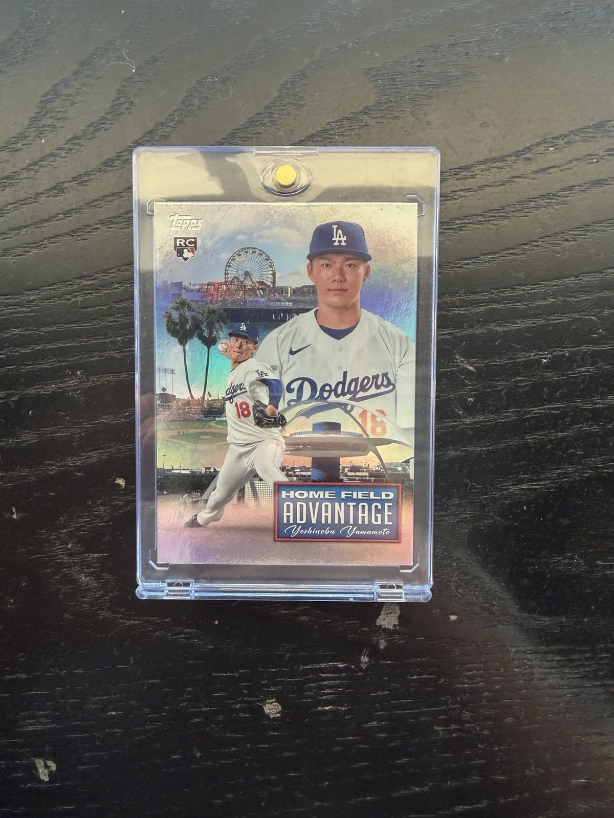 2024 Topps Yoshinobu Yamamoto Homefield Advantage Case Hit RC #HFA-20 Dodgers