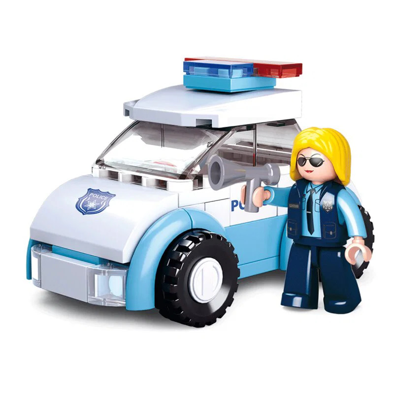 Sluban 0600B - Policewoman with Car - New