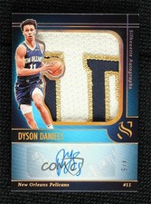 2024-25 Panini Silhouette Holo Gold 4/5 Dyson Daniels #SIL-DYS Auto 1e38