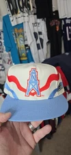 VTG  Houston Oilers Apex One Proline Wool Blend Snapback Hat Cap. NWOT