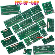 FPC-6P 60P Flat Flexible Cable Adapter Board Connector 0.5mm 1.0mm to DIP 2.54mm