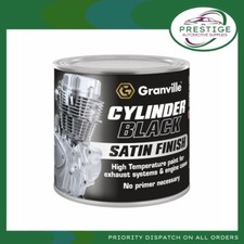 GRANVILLE 0060 Hochtemperatur-Zylinderfarbe - schwarz seidenmatt - 250 ml