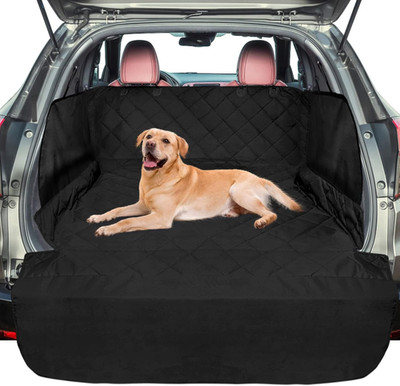 F-Color SUV Cargo Liner for Dogs - Waterproof Pet Cargo Liner with Side Flaps, C