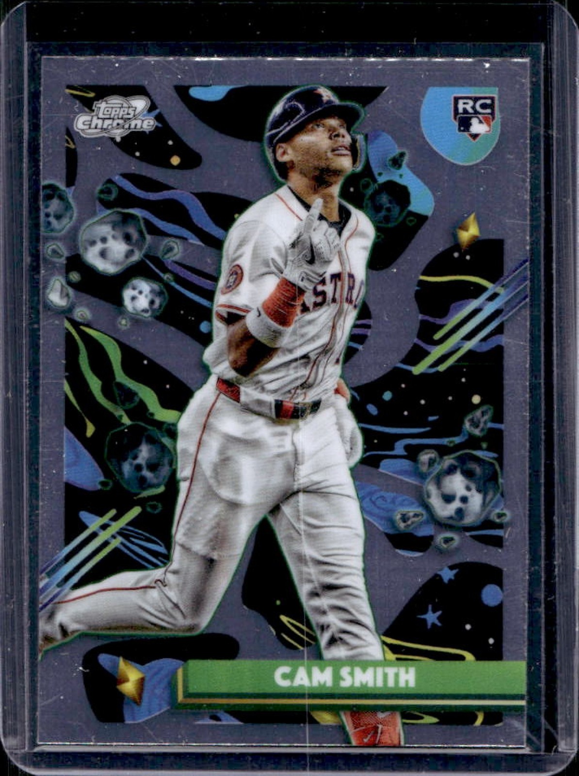 2025 Topps Cosmic Chrome Cam Smith RC Rookie #166 Astros